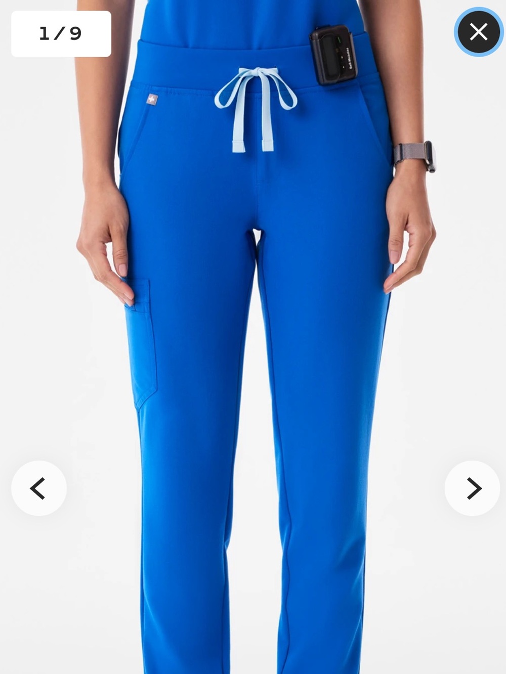 FIGS Women’s Zamora Jogger Scrub Pant in Royal Blue Size Medium/P (Petite)